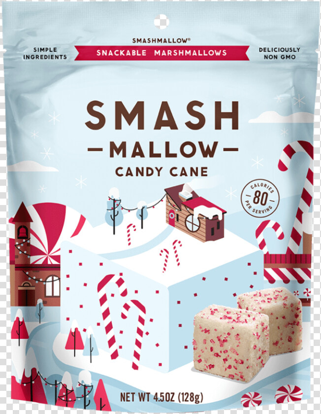 Candy Cane Smash Mallow  HD Png DownloadTransparent PNG