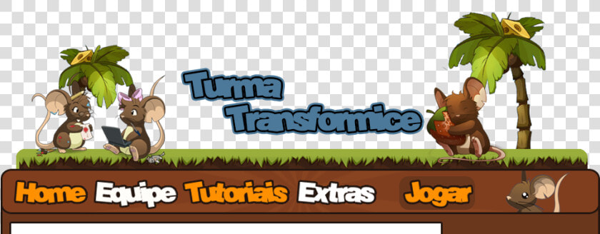 Template Turma Transformice   Cartoon  HD Png DownloadTransparent PNG