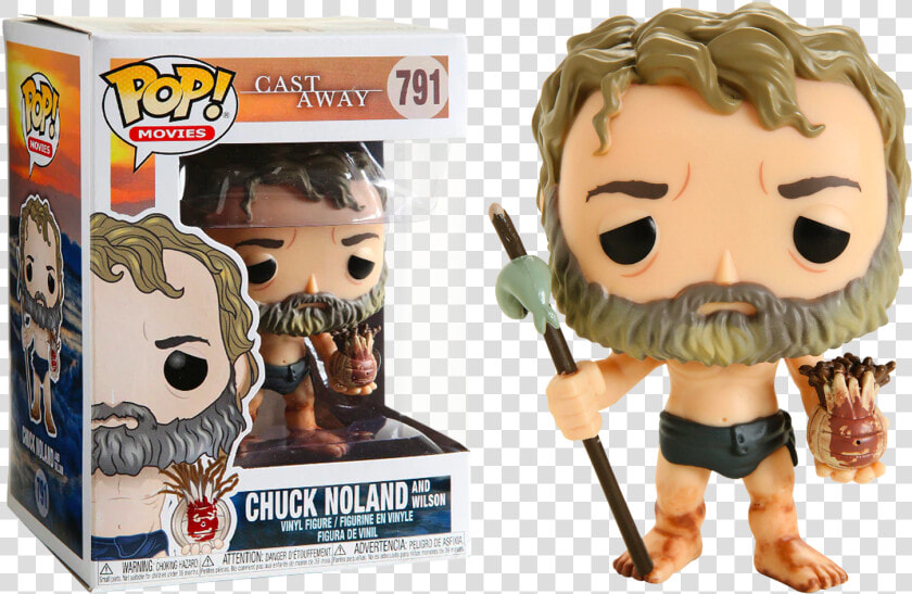 Chuck Noland With Wilson Funko Pop Vinyl Figure   Cast Away Funko Pop  HD Png DownloadTransparent PNG