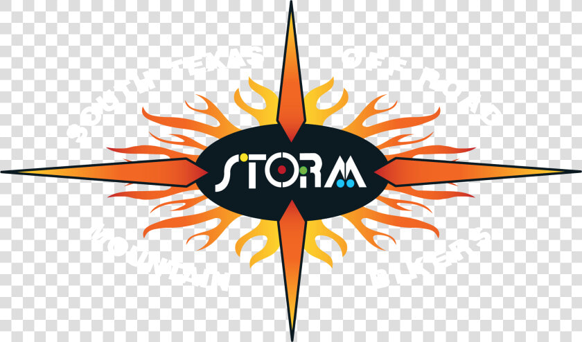 Storm Starburst Logo White South Texas Off Road Mountain bikers   Emblem  HD Png DownloadTransparent PNG