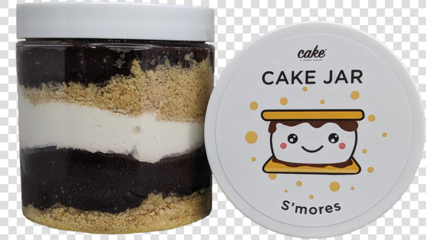 S Mores Cake Jar   Pudding  HD Png DownloadTransparent PNG