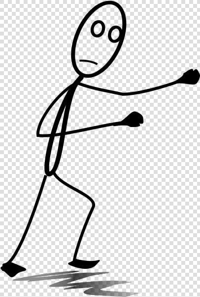 Vector Image Of Stick Man Figure In Fighting Position   Stick Figure Transparent Background Png  Png DownloadTransparent PNG