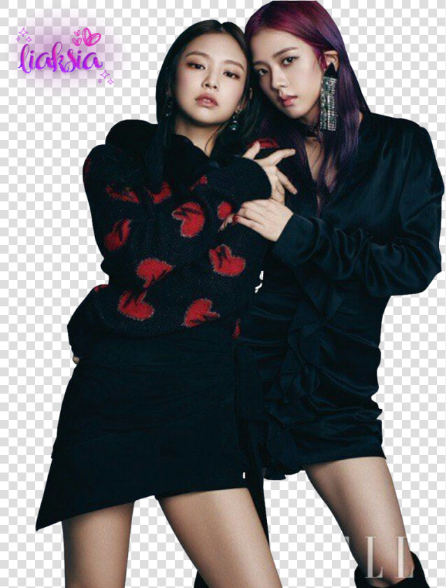 Transparent Blackpink Png   Blackpink Jennie X Jisoo  Png DownloadTransparent PNG