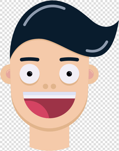 Man Face Emoji Messages Sticker 0   はさみ で 紙 を 切り ます イラスト  HD Png DownloadTransparent PNG