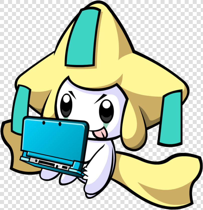 Jirachi Drawing Png Black And White   Jirachi On A 3ds  Transparent PngTransparent PNG