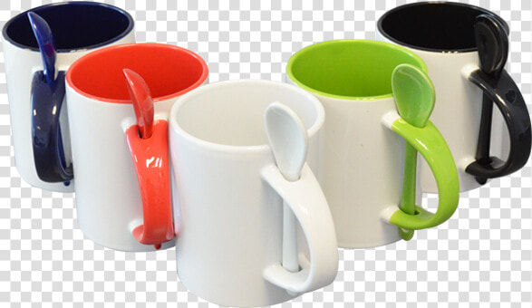 Taza Con Cuchara Para Sublimar  HD Png DownloadTransparent PNG