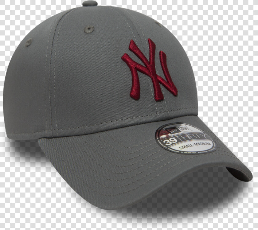 New York Yankees 39thirty League Essential Grey red   New Era Cap Company  HD Png DownloadTransparent PNG