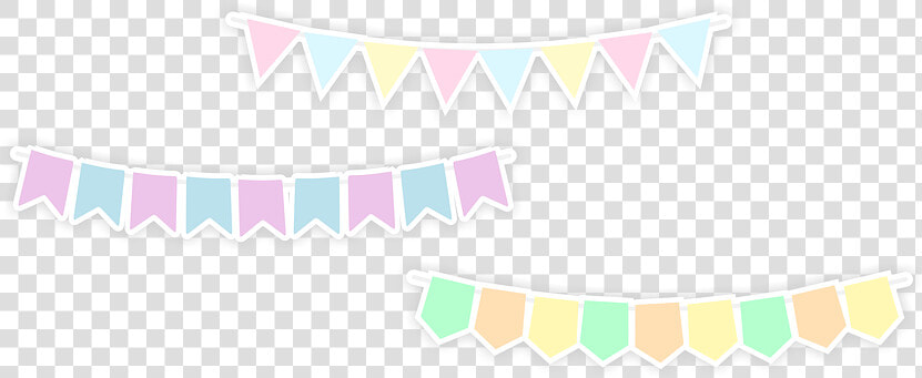 Pennant Banner  Banner  Shabby Chic  Pastel  Flag  HD Png DownloadTransparent PNG