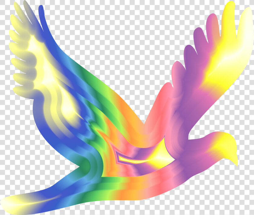 Chromatic Flying Dove Silhouette Clip Arts   Pigeons And Doves  HD Png DownloadTransparent PNG