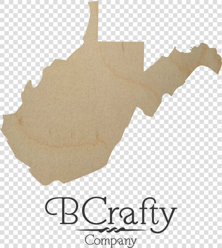 Wooden West Virginia State Shape Cutout   Blue West Virginia Map  HD Png DownloadTransparent PNG