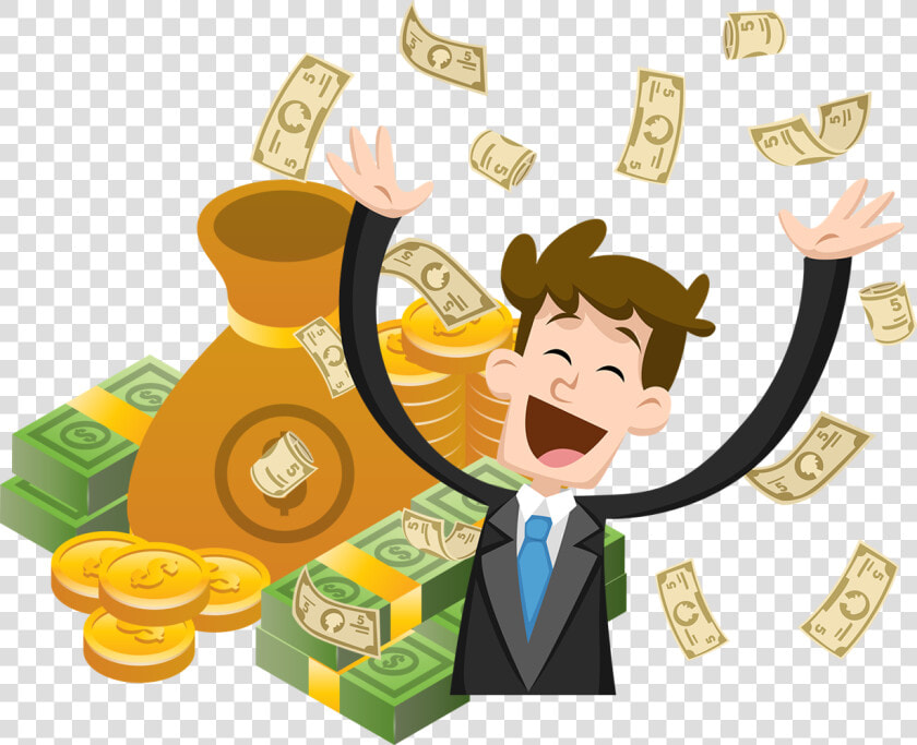 Make Money Online Cartoon  png  Transparent PngTransparent PNG