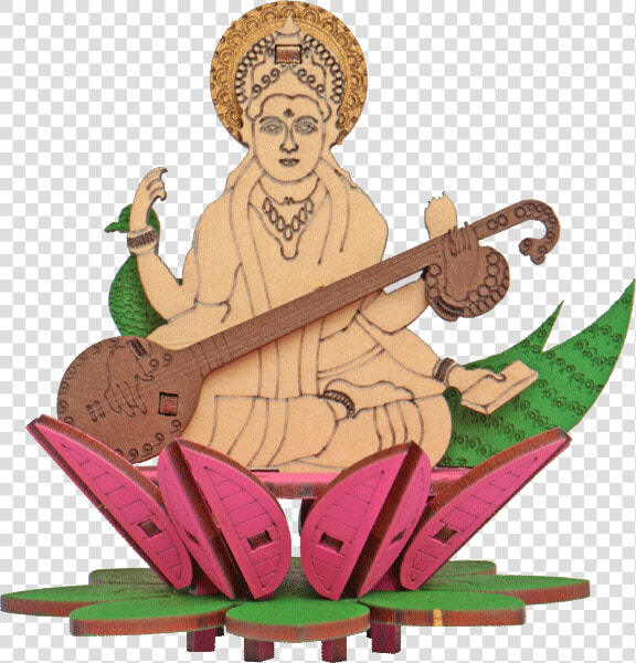 Saraswati   Png Download   Illustration  Transparent PngTransparent PNG