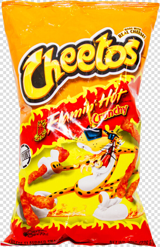 Cheetos Chips Flamin Hot Crunchy  HD Png DownloadTransparent PNG