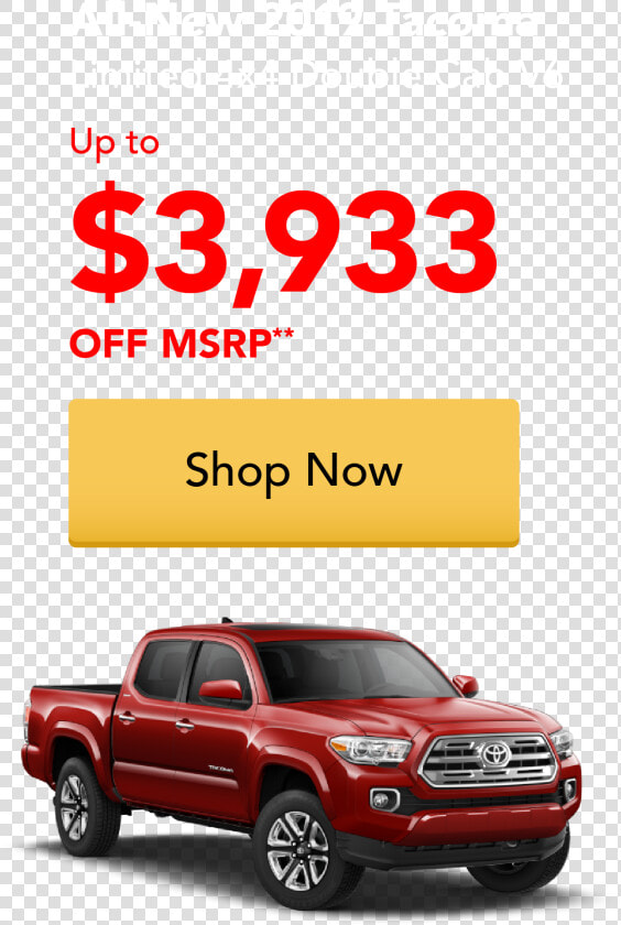 All new 2019 Tacoma Limited Double Cab V6  HD Png DownloadTransparent PNG