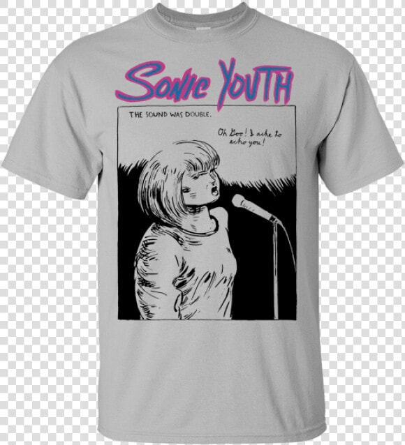 Echo T shirt   Tee Shirt Sonic Youth  HD Png DownloadTransparent PNG