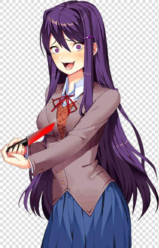 Yuri Doki Doki Literature Club Stab  HD Png DownloadTransparent PNG