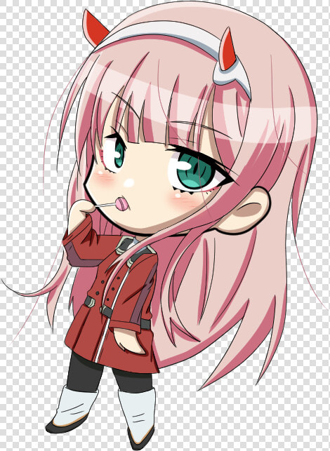 Darling In The Franxx 002 Chibi  HD Png DownloadTransparent PNG