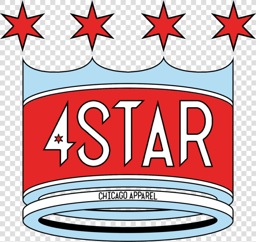 Transparent Chicago Star Png   Chicago Flag  Png DownloadTransparent PNG