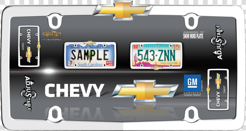 Chevrolet Chrome License Plate Frame  HD Png DownloadTransparent PNG