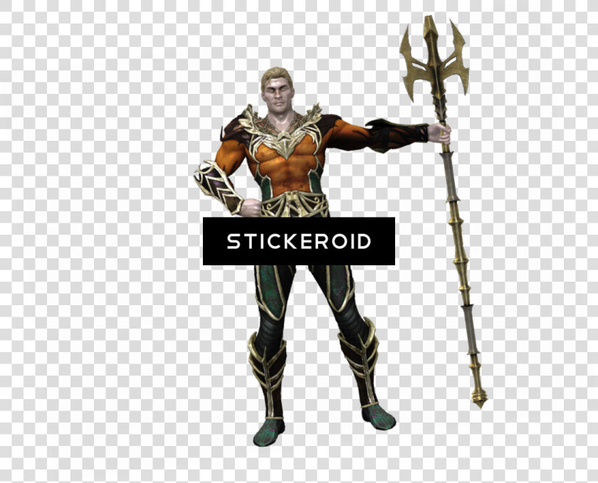 Gods Among Injustice 2 Aquaman   Png Download   Figurine  Transparent PngTransparent PNG