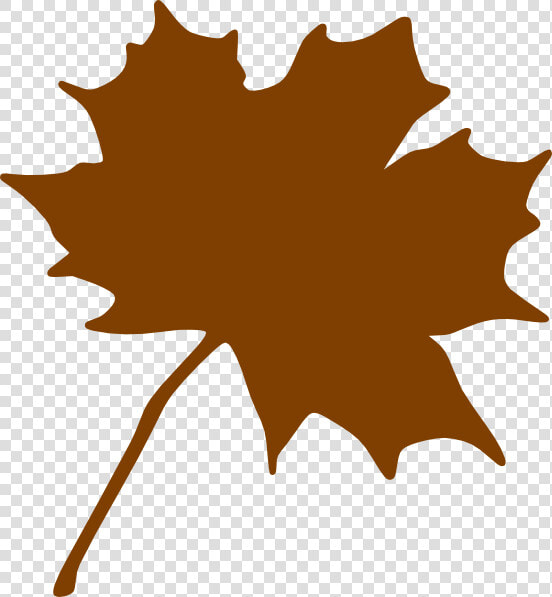 Foliage Clipart Brown Leaf   Orange Maple Leaf Clipart  HD Png DownloadTransparent PNG