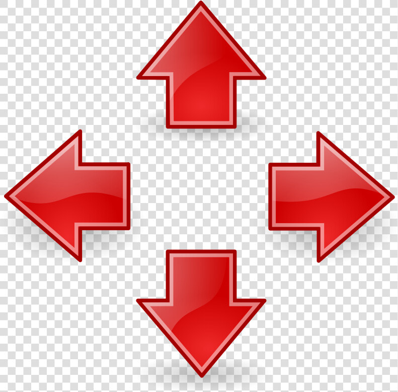 Arrows  Red  Set  Up  Down  Left  Right  Glossy   Arrow Down Red Png  Transparent PngTransparent PNG