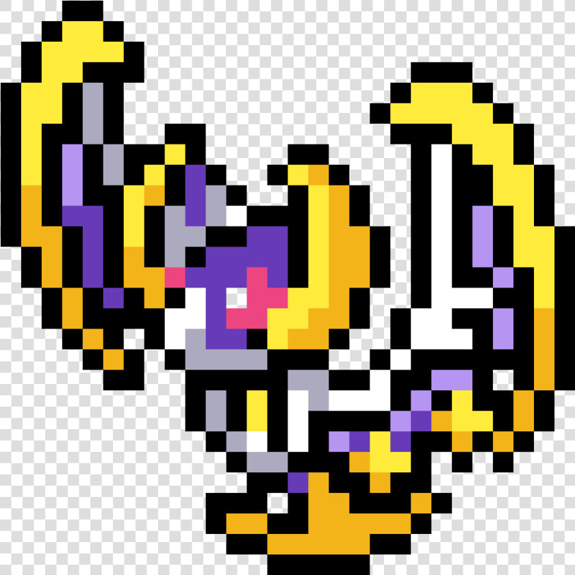 Pixel Art Pokemon Lunala   Png Download   Pixel Art Pokemon Lunala  Transparent PngTransparent PNG