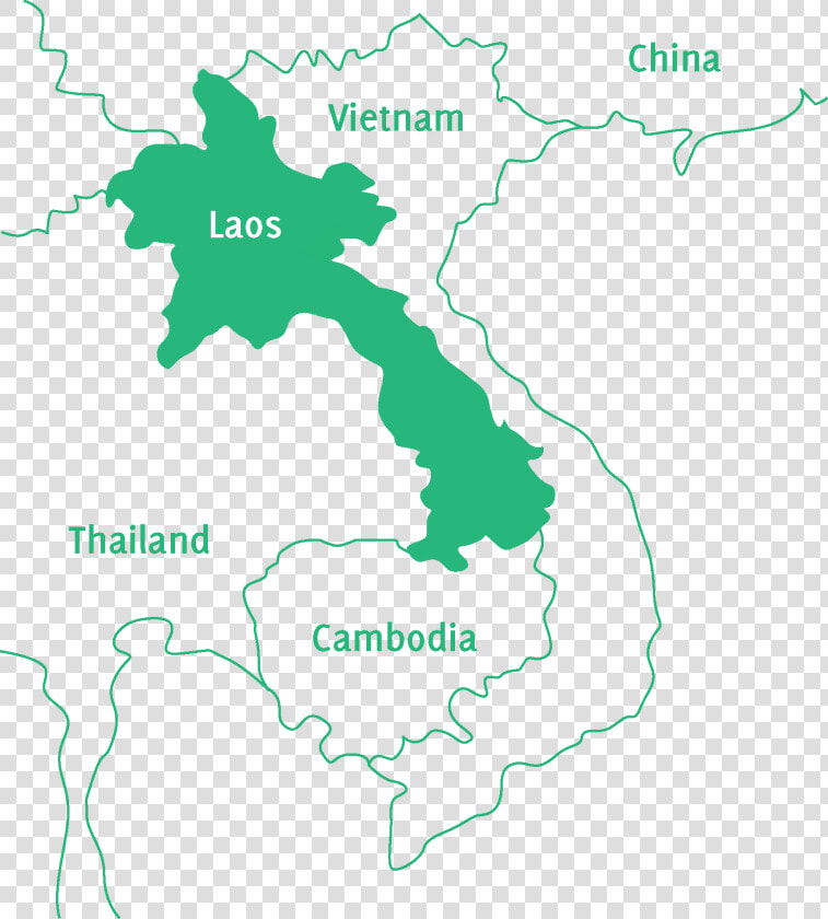 Map Of Laos  HD Png DownloadTransparent PNG