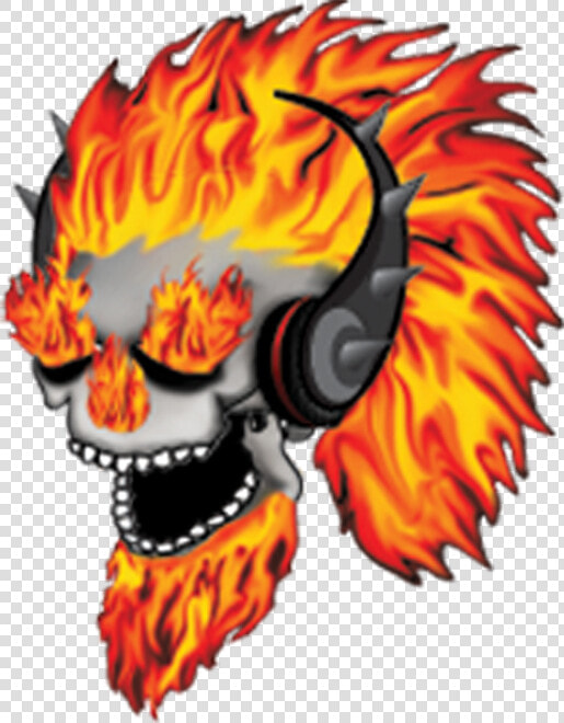 The Zine Absurd History   Flame Skull Transparent Gif  HD Png DownloadTransparent PNG