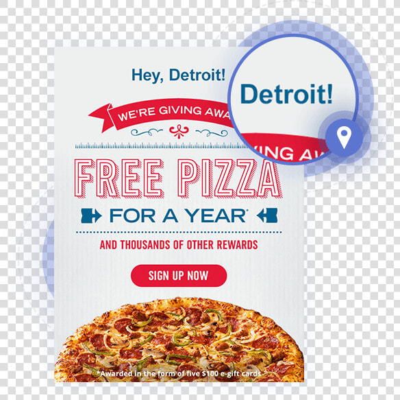 Case Dominos Geo   California style Pizza  HD Png DownloadTransparent PNG