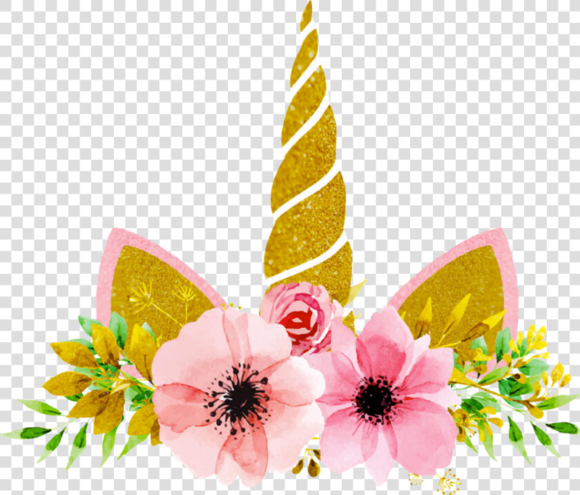 Unicorncrown Unicorn Unicornio Coronaflores Flowers   Unicorn Horn Flowers With Transparent Background  HD Png DownloadTransparent PNG