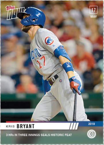 Mlb Topps Now® Card   Kris Bryant Walk Off Marlins 2019  HD Png DownloadTransparent PNG