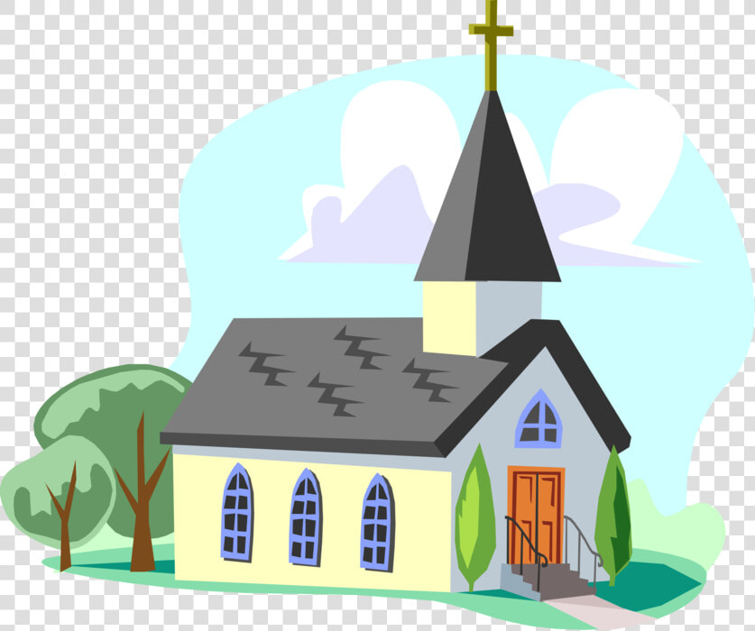 Vector Illustration Of Christian Church Cathedral House   Imagen De Una Iglesia En Caricatura  HD Png DownloadTransparent PNG