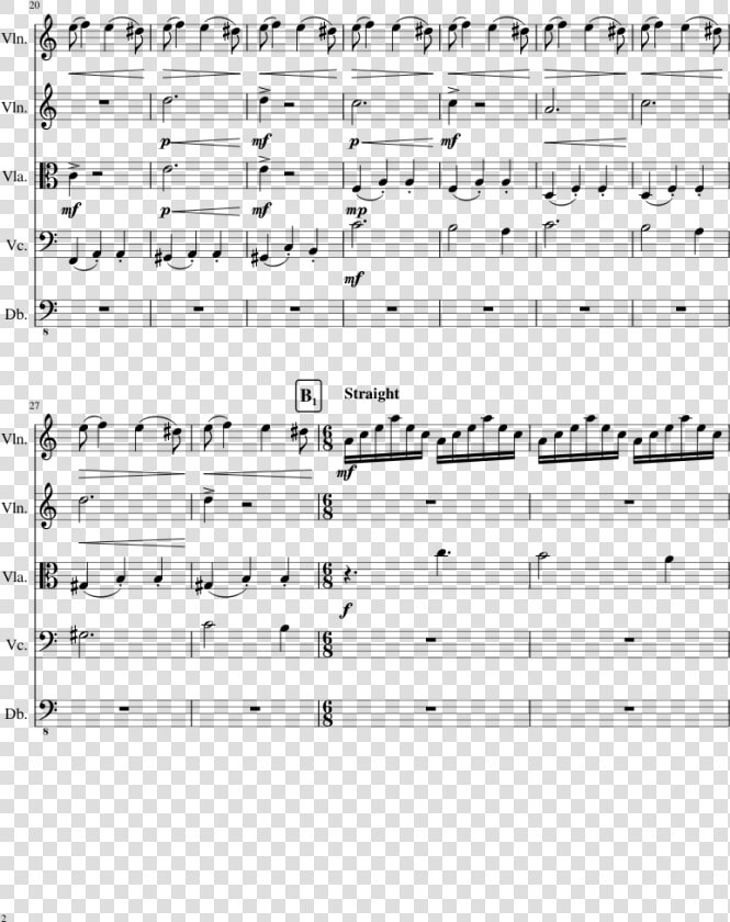 Panic At The Disco Death Of A Bachelor Violin Sheet  HD Png DownloadTransparent PNG