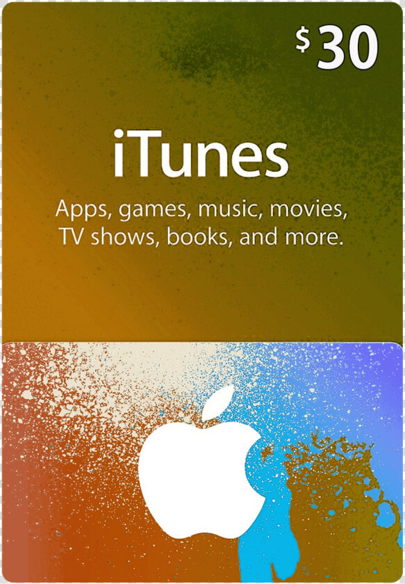 Itunes Gift Card  30   Itunes  HD Png DownloadTransparent PNG