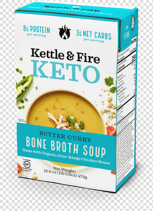 Butter Curry Keto Soup Keto Soups Kettle  amp  Fire   Kettle  amp  Fire Kefir Keto Soup Broccoli Cheddar  HD Png DownloadTransparent PNG