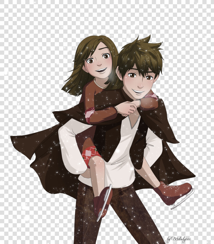 Jack And His Sister   Rise Of The Guardians Jack Frost Sister Anime  HD Png DownloadTransparent PNG