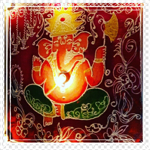  indian  god ganesha  rangoli Art  diwali celebration   Floral Design  HD Png DownloadTransparent PNG