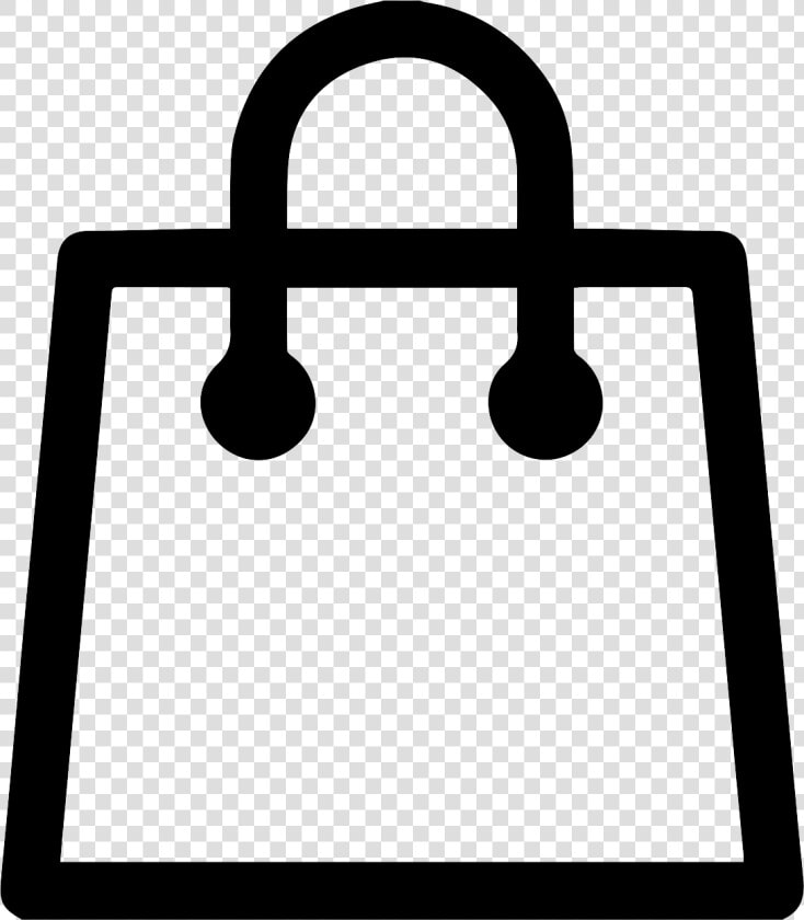 Shopping Paper Bag Outline   Shopping Cart Bag Icon  HD Png DownloadTransparent PNG