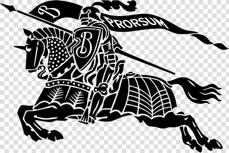 1580px Burberry Logo Vector   Black Knight On Horse Logo  HD Png DownloadTransparent PNG