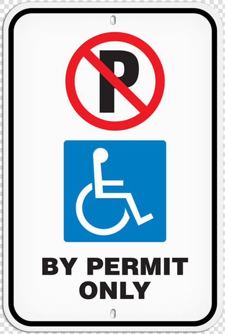 No Parking Handicap Sign  HD Png DownloadTransparent PNG