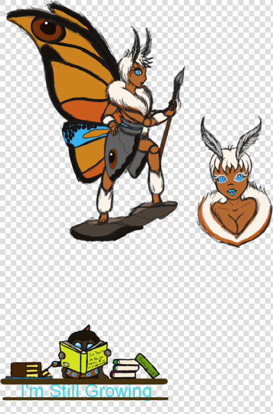 Transparent Mothra Png   Cartoon  Png DownloadTransparent PNG