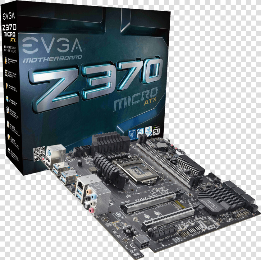 Evga Z370 Micro Atx Motherboard  HD Png DownloadTransparent PNG