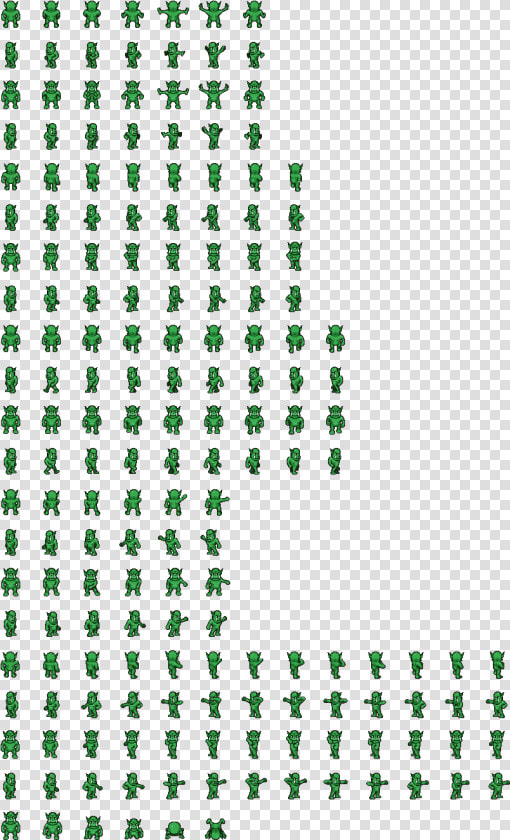 Character Sprite Sheet Template   Pixel Art Free Sprite Sheet  HD Png DownloadTransparent PNG