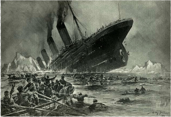 Titanic Sinking  HD Png DownloadTransparent PNG