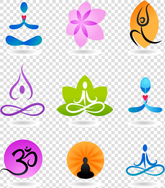 Yoga Zen Logo Free Png Hq   Simbolos De La Yoga  Transparent PngTransparent PNG