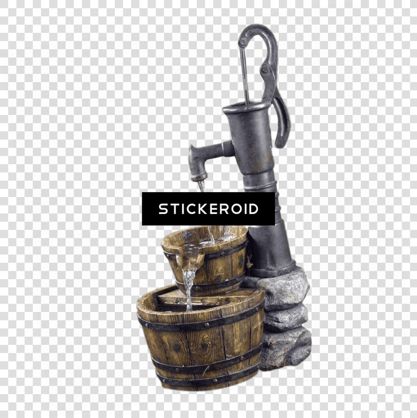 Water Pump Garden Decoration   Pump  HD Png DownloadTransparent PNG