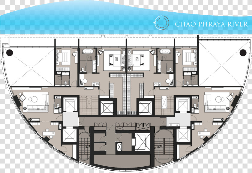 Banyan Tree Residence Riverside Bangkok Floor Plan  HD Png DownloadTransparent PNG