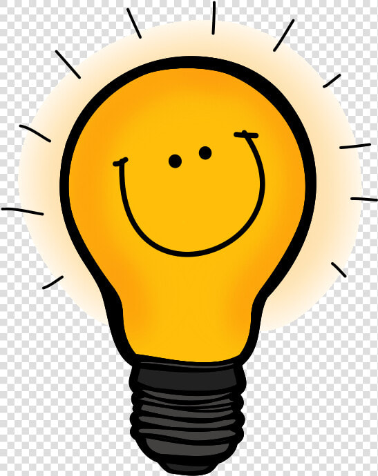 Thinking Lightbulb Transparent Clipart Free Ya Png   Happy Lightbulb Clipart  Png DownloadTransparent PNG