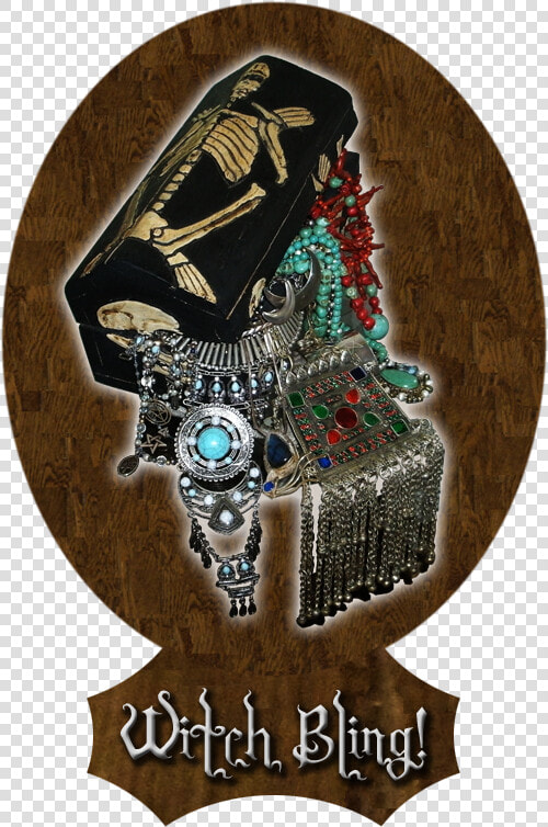 Witchy Jewelry Spilling Out From A Treasure Chest Carved   Illustration  HD Png DownloadTransparent PNG